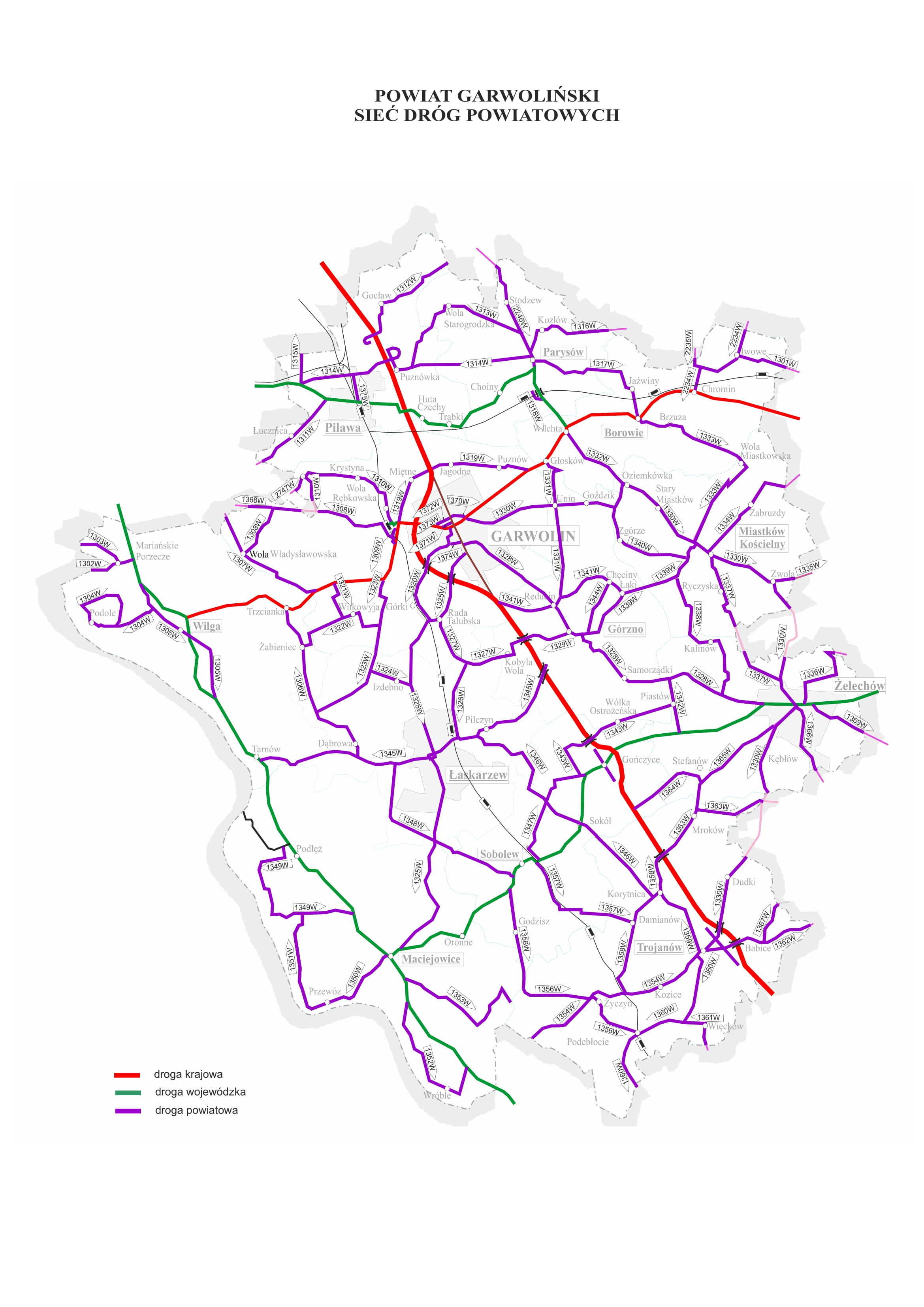 sieć dróg powiatowych - strona internetowa 12.01.2023-1